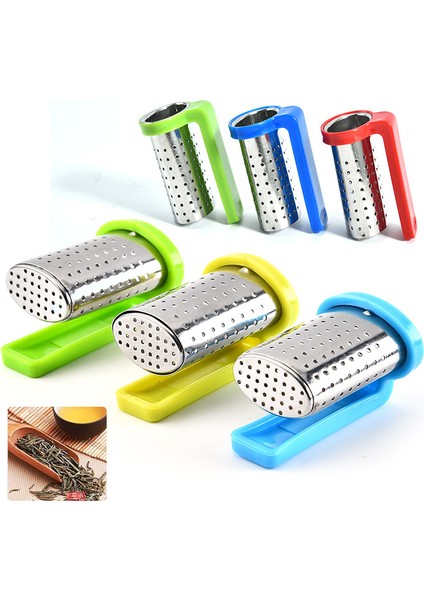 Mavi Stil Kulp ile Asılı Çay Demliği Paslanmaz Çelik Çay Süzgeci Filtre Içecek Ekipmanı Çay Aksesuarları (Yurt Dışından) modelleri