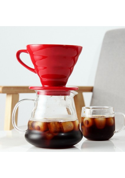 Turuncu 1-2 Bardak Stili Seramik Kahve Süzgeci Motor Stil Kahve Damlatıcı Filtre Bardak Kalıcı Pour Over Kahve Makinesi ile Ayrı Stand Için (Yurt Dışından) fırsatları