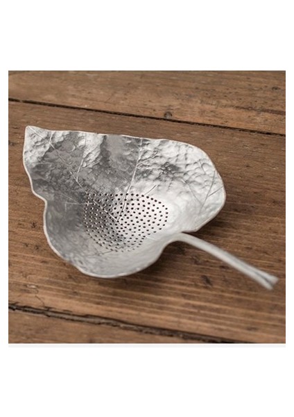 Yaprak Çay Sızıntısı Tarzı Saf Kalay Çay Süzgeci Filtre Yaprak Kung Fu Çay Seti Süzgeç Yaratıcı El Yapımı Kahve Çay Süzgeçler Mutfak Aksesuarları Çay Ekipmanları (Yurt Dışından)