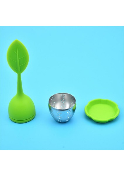 No.3 Tarzı Yaprak Silikon Paslanmaz Çelik Çay Demliği Ince Filtre Delikleri ile Çay ve Su Ayrımı Yapma Çay Sızıntı Topu Süzgeç Aracı (Yurt Dışından) fırsatları