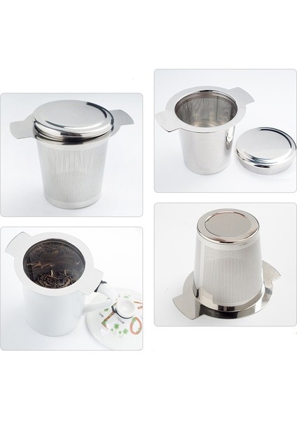 No.6 Tarzı Çay Süzgeci Yeniden Kullanılabilir Çay Filtresi Paslanmaz Çelik Demlik Gevrek Çay Yaprak Baharat Filtre Izgara Mutfak Aksesuarları Sızdırmaz (Yurt Dışından) fırsatları