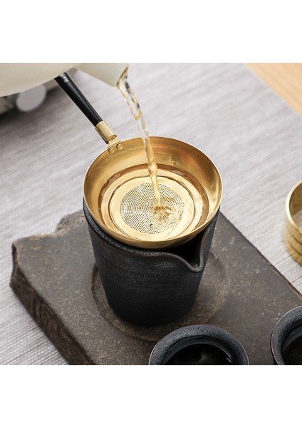 L Çay Süzgeci Tarzı Yeniden Kullanılabilir File Çay Süzgeci Kulp Klips Çay Demliği File Çay Süzgeci Kahve Çay Baharat Filtresi Demlik Kulp Çay Demleme- E-Ticaret Için (Yurt Dışından) fiyatları