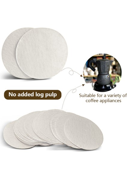 L-68MM Stili Yuvarlak Kahve Filtre Kağıdı Espresso Profesyonel V60 Pot Kahve Makinesi Filtre Kağıdı Moka Süzgeci Damlalık Kahve Filtreleri (Yurt Dışından) fırsatları