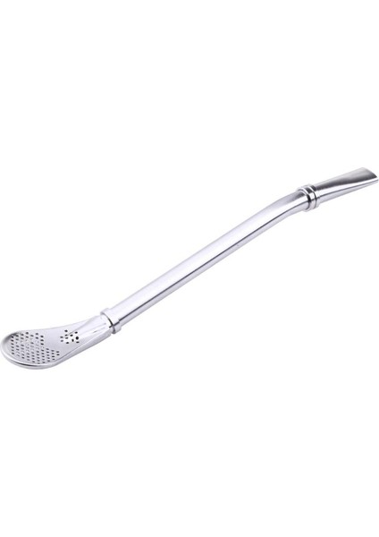 Yüzük Tarzı ile Paslanmaz Çelik Içme Pipeti Kaşık Çay Süzgeci Yerba Mate Çay Pipetleri Bombilla Kaba Tekrar Kullanılabilir Çay Araçları (Yurt Dışından)