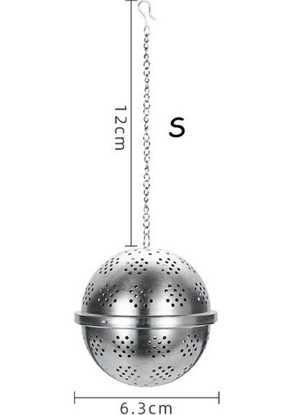 S Tarzı 304 Paslanmaz Çelik Top Şekilli Çay Süzgeci Gevşek Çay Yaprak Baharatı Için Çaydanlık Mutfak Araçları (Yurt Dışından)