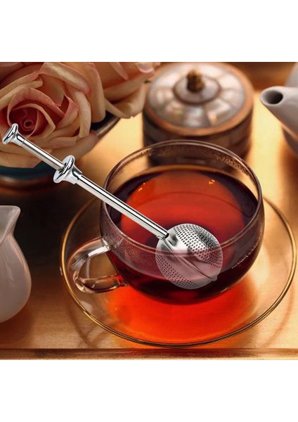 Top Şekilli Çay Süzgeci Paslanmaz Çelik Çay Süzgeci Yeniden Kullanılabilir Çay Poşeti Filtresi Metal Örgü Süzgeç Dökme Çay Araçları Aksesuarları (Yurt Dışından) fiyatları