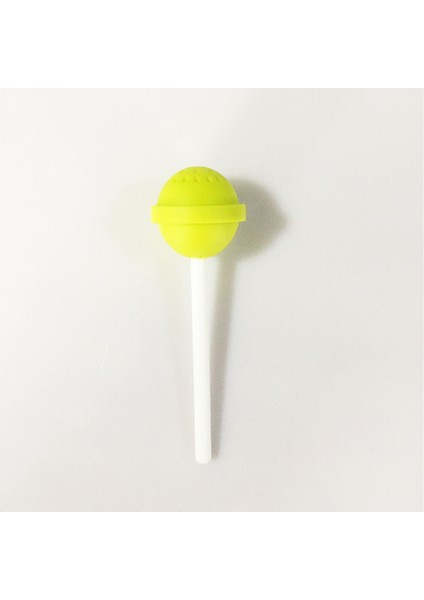 Yeşil Stil Yaratıcı Lolipop Şekilli Silikon Tatlı Çay Süzgeci Candy Lolipop Kuru Yapraklı Kupa Süzgeci Çay ve Kahve Içecekleri Için (Yurt Dışından)