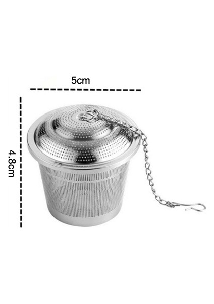 S Tarzı 304 Paslanmaz Çelik Çay Topu Süzgeç Özüt Tütsü Filtre Çay Yaprağı Baharat Çay Süzgeci Için Çaydanlık Mutfak Aracı (Yurt Dışından)