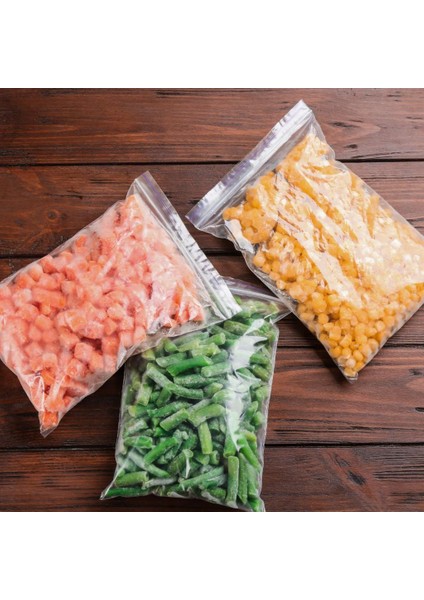 Kilitli Torba 16X20 cm 25'li Şeffaf Kilitli Poşet Kına Çerez Kuruyemiş VB.POŞETI-T1072 fırsatları