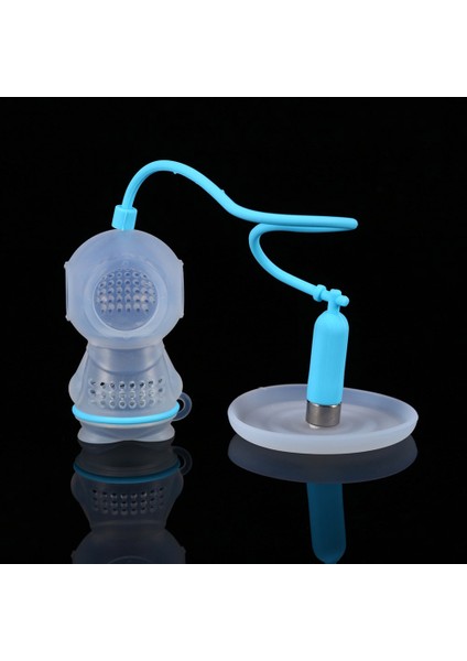 Mavi Stil Yaratıcı Çay Süzgeci Kullanışlı File Çay Demliği Yaprak Süzgeç Filtre Silikon Çay Poşetleri Çay Süzgeci Çay Poşeti Mutfak Araçları (Yurt Dışından)