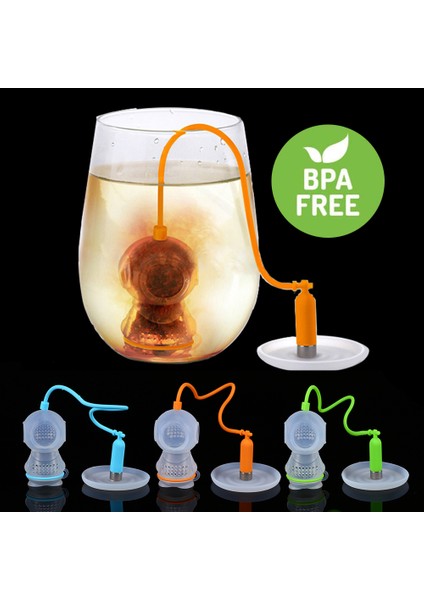 Mavi Stil Yaratıcı Çay Süzgeci Kullanışlı File Çay Demliği Yaprak Süzgeç Filtre Silikon Çay Poşetleri Çay Süzgeci Çay Poşeti Mutfak Araçları (Yurt Dışından) fiyatları