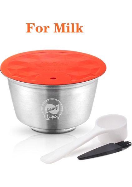 Resim Stili Olarak Nescafe Dolce Gusto Dolgu Kapsülü Podu Için Yeniden Kullanılabilir Süt Köpüğü Süzgeci Paslanmaz Çelik Plastik Sıkacağı (Yurt Dışından)