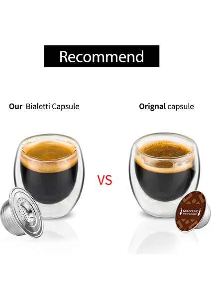 Açık Sarı Stil Icafilas Paslanmaz Çelik Tekrar Kullanılabilir Kahve Filtresi ve Süzgeci Bialetti Opera Macchina Için Cezve Kapağı (Yurt Dışından)