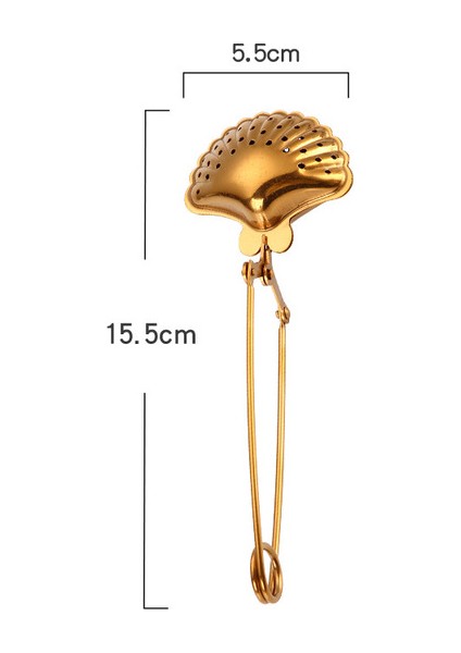 Stil 3 Stil Paslanmaz Çelik Çay Süzgeci Yeniden Kullanılabilir Metal Kabuk Kalp Yıldız Desenli Çay Süzgeci Mutfak Aleti Filtre Demlik Demlik Çaydanlık (Yurt Dışından)