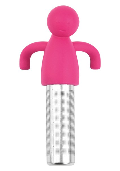 Gül Kırmızı Tarzı Yaratıcı Çay Süzgeci Elek Paslanmaz Çelik Demlik Çay Poşetleri Yaprak Filtre Yayıcı Infüzyon Demliği Mutfak Aksesuarları (Yurt Dışından)