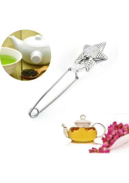 Şerit Tarzı Yıldız Çay Süzgeci Renkli Paslanmaz Çelik Çay Süzgeci Baharat Filtresi Içecek Araçları Mutfak Gereçleri (Yurt Dışından) modelleri