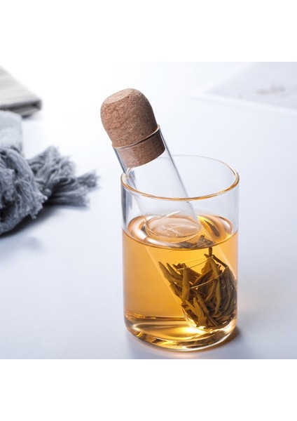 Şeffaf Çay Süzgeci Mini Boş Şişe Çay Demleme Tüpü Test Tüpü - Ev Parti Ofis Için (Yurt Dışından) fiyatları