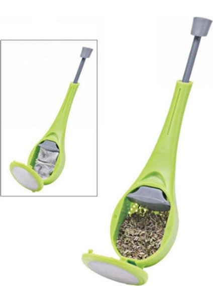 Yeşil Stil Demlik Içinde Pistonlu Çay Süzgeci Sağlıklı Yoğun Lezzet Tekrar Kullanılabilir Çay Filtresi Plastik Çay ve Kahve Süzgeci Ölçüm Karıştır Demlemek Karıştırmak ve Sıkıştırmak. (Yurt Dışından) fırsatları