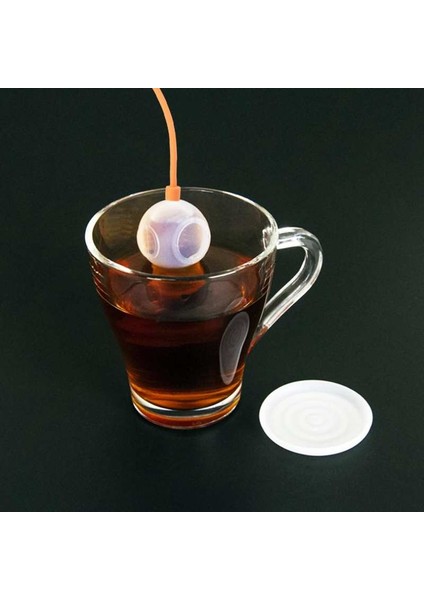 Turuncu Tarzı Yenilikçi Dalıcı Şekil Silikon Çay Süzgeci Filtre Çay Yaprağı Filtre Silikon Çay Poşeti Çay Ekipmanı Için Ev Çay Yapma Filtresi (Yurt Dışından)