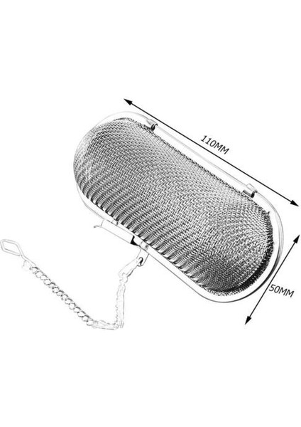Şerit Tarzı Paslanmaz Çelik Tel Çay Süzgeci Uzun Tel Çay Kafesi Süzgeç Baharat Filtresi Demlik Pişirme Çay Aksesuarları (Yurt Dışından)