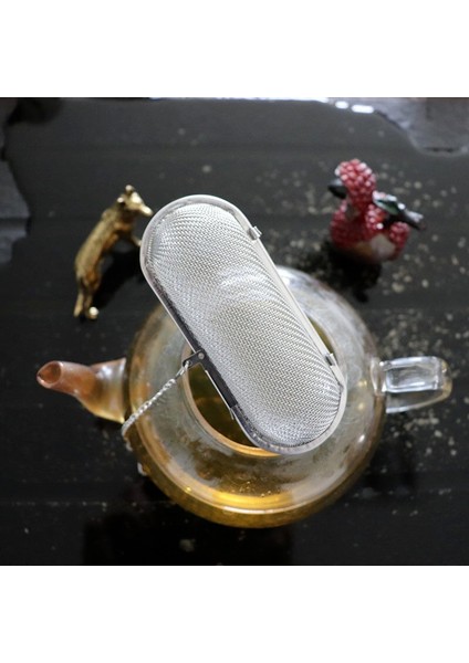 Şerit Tarzı Paslanmaz Çelik Tel Çay Süzgeci Uzun Tel Çay Kafesi Süzgeç Baharat Filtresi Demlik Pişirme Çay Aksesuarları (Yurt Dışından) indirimleri