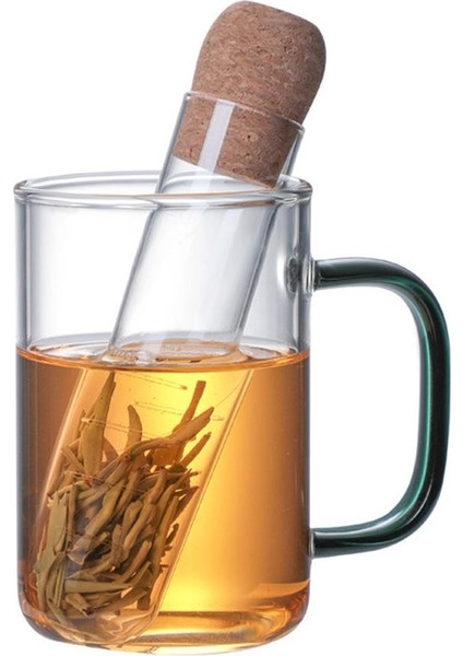 Şeffaf Stil 1 Adet Cam Çay Süzgeci Yaratıcı Boru Cam Tasarımı Çay Süzgeci Kupa Için Şık Filtre Puer Çayı Bitki Çayı Araçları Aksesuarları (Yurt Dışından) indirimleri