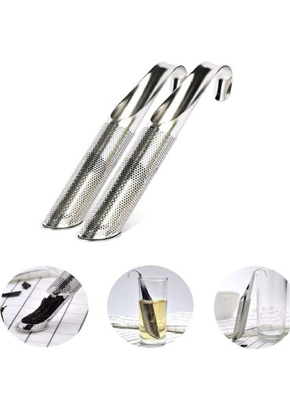 Gümüş Tarzı Çay Süzgeci Paslanmaz Çelik Çay Takımı Asma Boru Kulp Çay Yapıcı Çay Sızıntı Filtre Çay Kaşığı Filtre Mutfak Aksesuarı (Yurt Dışından) modelleri
