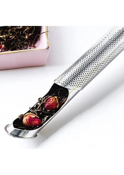 Gümüş Tarzı Çay Süzgeci Paslanmaz Çelik Çay Takımı Asma Boru Kulp Çay Yapıcı Çay Sızıntı Filtre Çay Kaşığı Filtre Mutfak Aksesuarı (Yurt Dışından) fırsatları