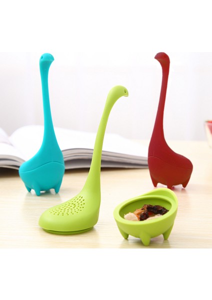 Yeşil Stil 1 Bilgisayar Su Canavarı Dinozor Çay Demleyici Nessie Çaydanlık Silikon Çay Huni Süzgeç Gevşek Uzun Saplı Çay Yapıcı Ev Ofis Için (Yurt Dışından) fiyatları