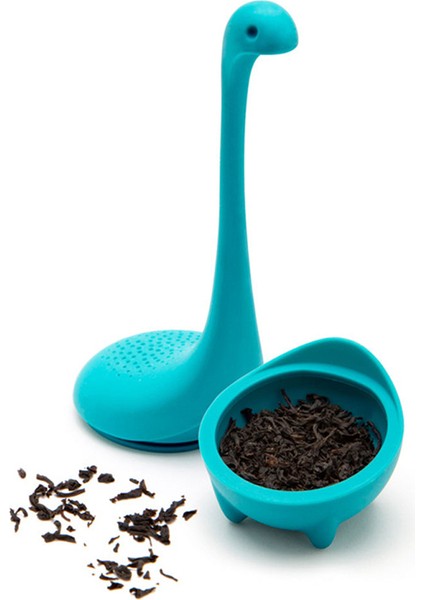 Yeşil Stil 1 Bilgisayar Su Canavarı Dinozor Çay Demleyici Nessie Çaydanlık Silikon Çay Huni Süzgeç Gevşek Uzun Saplı Çay Yapıcı Ev Ofis Için (Yurt Dışından) modelleri
