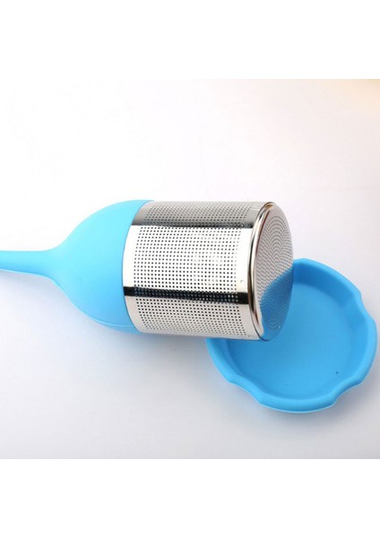 Gök Mavisi Tarzı 4 Adet Yeni Çay Süzgeçleri Silikon Infüzyon Gevşek Çay Yaprak Süzgeç Bitki Baharat Filtre Difüzör Çay Aracı (Yurt Dışından) indirimleri