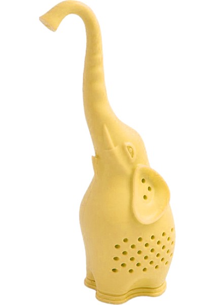 Sarı Fil Tarzı 2021 Yeni Yaratıcı Silikon Saplı Süzgeç Dinozor Gevşek Yaprak Çay Infüzyonları Uzun Saplı Dikey Çay Demleyici Silikon Süzgeç (Yurt Dışından)