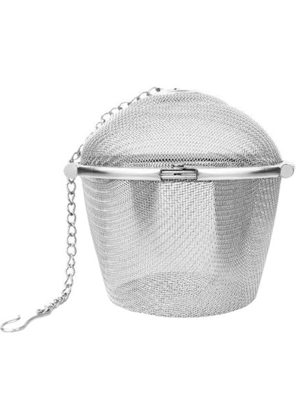 Gümüş Tarzı M Beden 5 Boyutlu Dayanıklı Gümüş Yeniden Kullanılabilir Paslanmaz Mesh Bitki Topu Çay Baharat Süzgeci Demlik Kilitleme Çay Filtresi Infüzyon Baharat Mutfak (Yurt Dışından) fiyatları