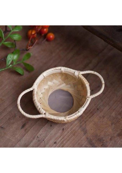 Filtre2 Stili El Yapımı Bambu Çay Süzgeci Hasır Çay Süzgeci Retro Yaratıcı Çay Tozu Çay Seremoni Malzemesi Kung Fu Çay Seti Çay Aksesuarları (Yurt Dışından)