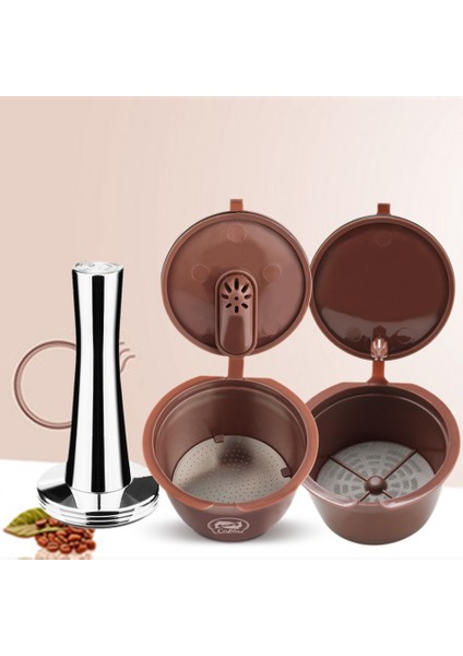 1 Adet-No2 Tarzı Dolce Gusto Kahve Makinesi Için Yeniden Doldurulabilir ve Tekrar Kullanılabilir Kapsül Filtre Güncellemesi 3.nesil Iki Tipli Cofe Kupa Sepeti Süzgeç (Yurt Dışından) indirimleri