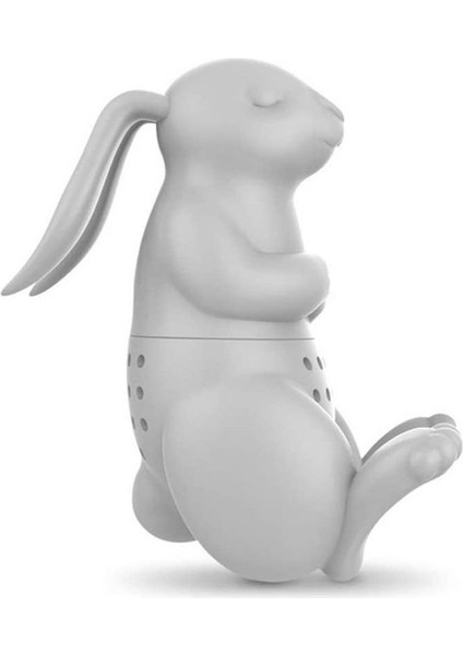 Gri Tarzı Sevimli Tavşan Silikon Çay Demliği Çay Yapıcı Yaratıcı Tavşan Çay Süzgeci Süzgeç Filtre Çay Fincanı Çaydanlık Mutfak Aleti (Yurt Dışından)