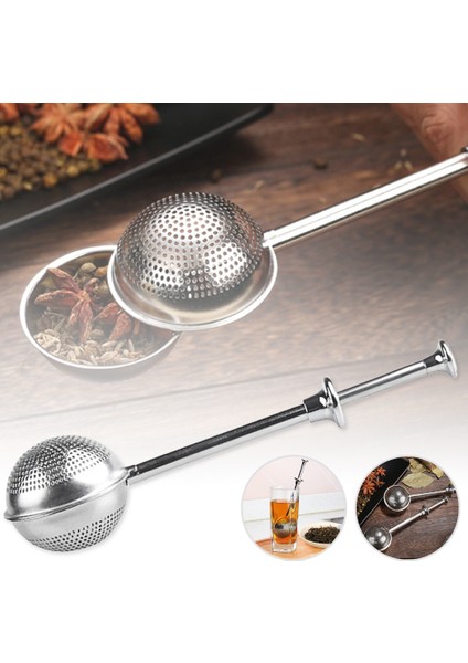 Gümüş Tarzı Uzun Saplı Paslanmaz Çelik Çay Demliği Süzgeç Bitki Baharat Gevşek Yaprak Filtre Çay Demleme Aksesuarı (Yurt Dışından) modelleri