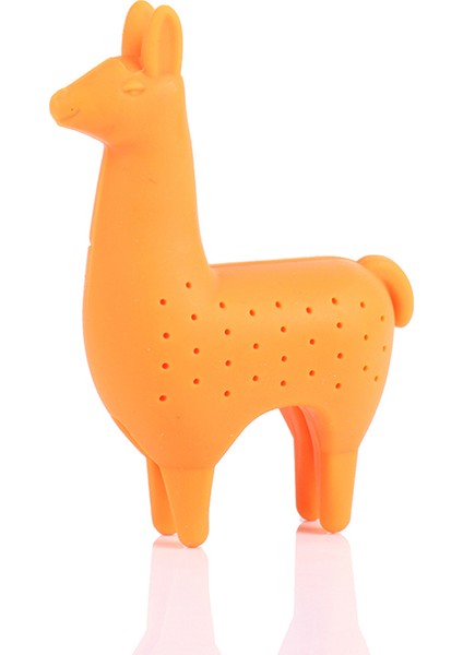 Kumral Tarzı Alpaka Şekilli Silikon Çay Süzgeci - Yeniden Kullanılabilir Çay Demliği (Yurt Dışından) modelleri