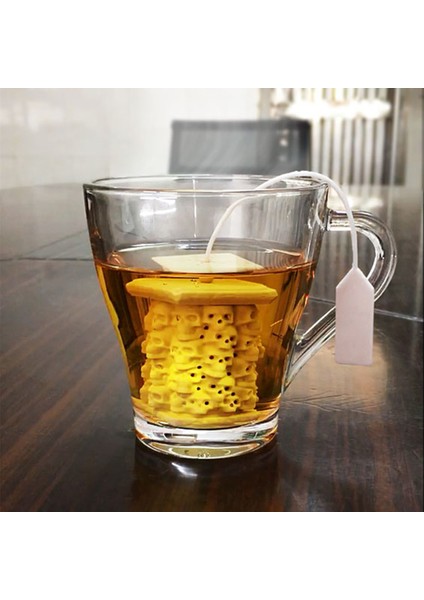 Ben Stil Kafatası Şekilli Silikon Çay Süzgeci Yeniden Kullanılabilir Yenilikçi Filtre Aracı - Su ve Çay Aksesuarları (Yurt Dışından)