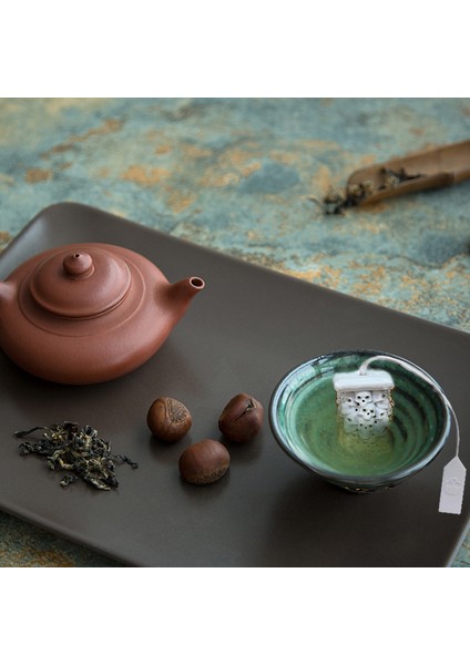 Ben Stil Kafatası Şekilli Silikon Çay Süzgeci Yeniden Kullanılabilir Yenilikçi Filtre Aracı - Su ve Çay Aksesuarları (Yurt Dışından)