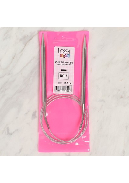 Crafts 7 mm Çelik Misinalı Şiş 100 cm fiyatları