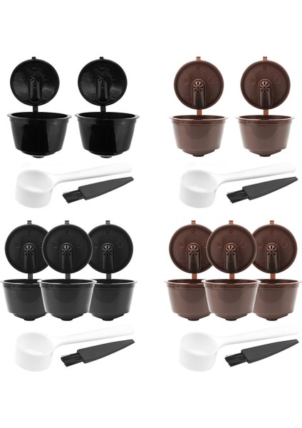 Siyah Stil 3 Parça Tüm Nescafe Dolce Gusto Modelleri Için Yeniden Kullanılabilir Kahve Kapsülü Yumuşak Tatlı Aroma - Dolgu Filtreleri Sepeti Pod Süzgeç (Yurt Dışından) fiyatları