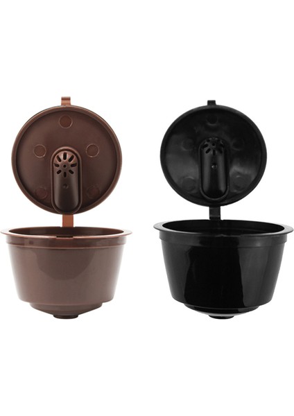 Siyah Stil 3 Parça Tüm Nescafe Dolce Gusto Modelleri Için Yeniden Kullanılabilir Kahve Kapsülü Yumuşak Tatlı Aroma - Dolgu Filtreleri Sepeti Pod Süzgeç (Yurt Dışından) modelleri