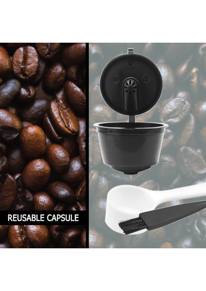 Siyah Stil 3 Parça Tüm Nescafe Dolce Gusto Modelleri Için Yeniden Kullanılabilir Kahve Kapsülü Yumuşak Tatlı Aroma - Dolgu Filtreleri Sepeti Pod Süzgeç (Yurt Dışından) indirimleri