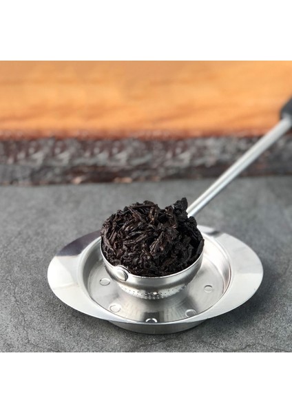 Siyah Stil Paslanmaz Çelik Çay Demlik Topu Taşınabilir Ince Örgülü Çay Filtresi 14CM Sap 360 Derece Döner Çay Aracı (Yurt Dışından) indirimleri