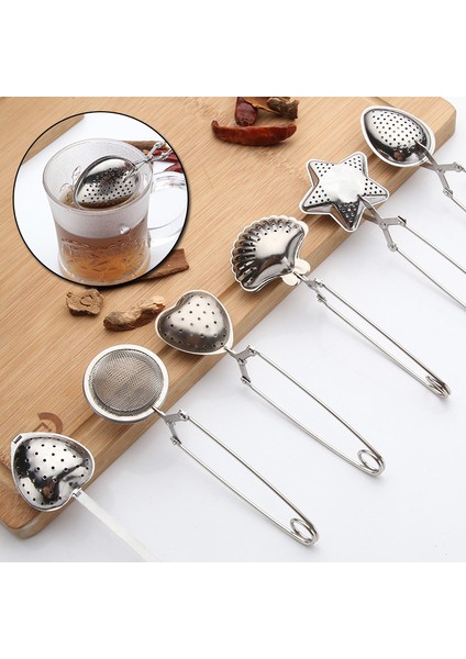 C Stili Paslanmaz Çelik Filtre Çay Demliği ile Saplı Tekrar Kullanılabilir Metal Örgü Çay Poşeti Filtre Kupa Çaydanlık Çay Eşyası Baharat Kapı (Yurt Dışından)