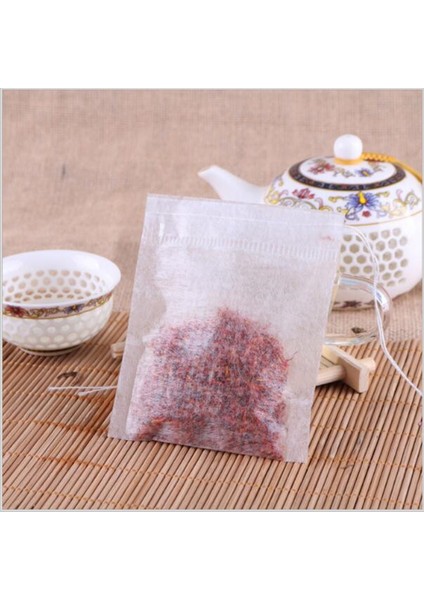 5.5 x 7 cm Boş Kokulu Çay Poşetleri Ipli Mühürlü Filtre Kağıdı - Bitki Çayı Için (Yurt Dışından)