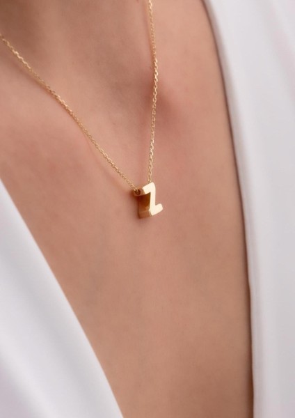 14 Ayar Altın Z Harf Kolye fırsatları