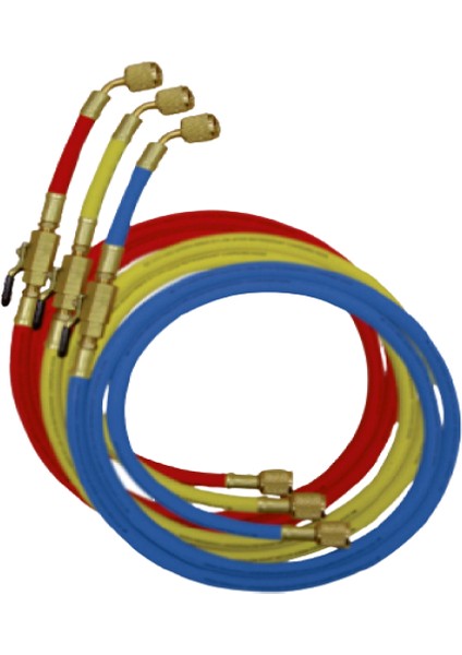 Gaz Hortumu Vanalı R22-134-404 (36-90 Cm) 3000-600 Psı 1 adet fiyatıdır
