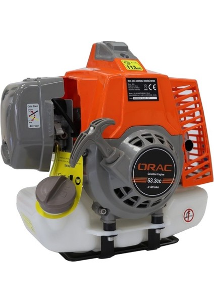 CB63 Benzinli Tek Tırpan Motoru 63.3cc